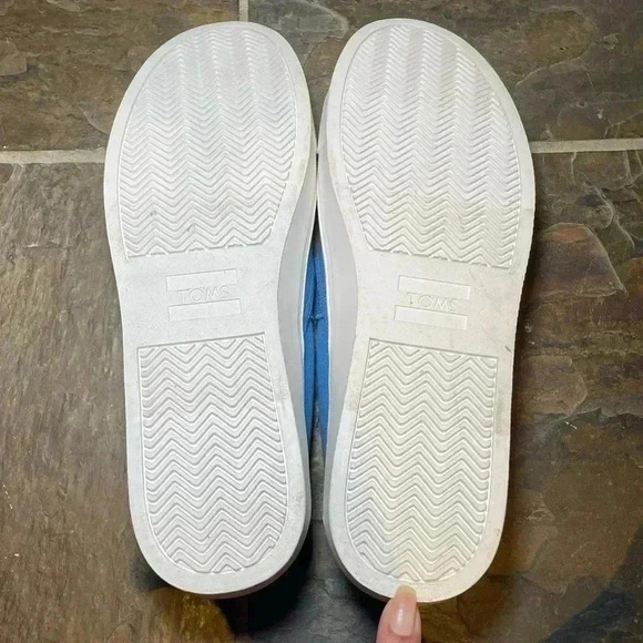 Toms canvas slip on shoes sz  12 - Picture 5 of 7